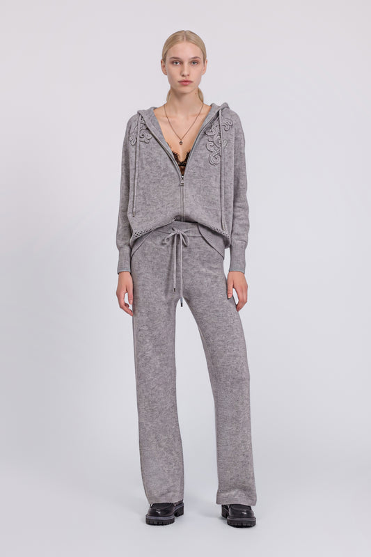 PANTALON EN MAILLE AVEC COULISSE