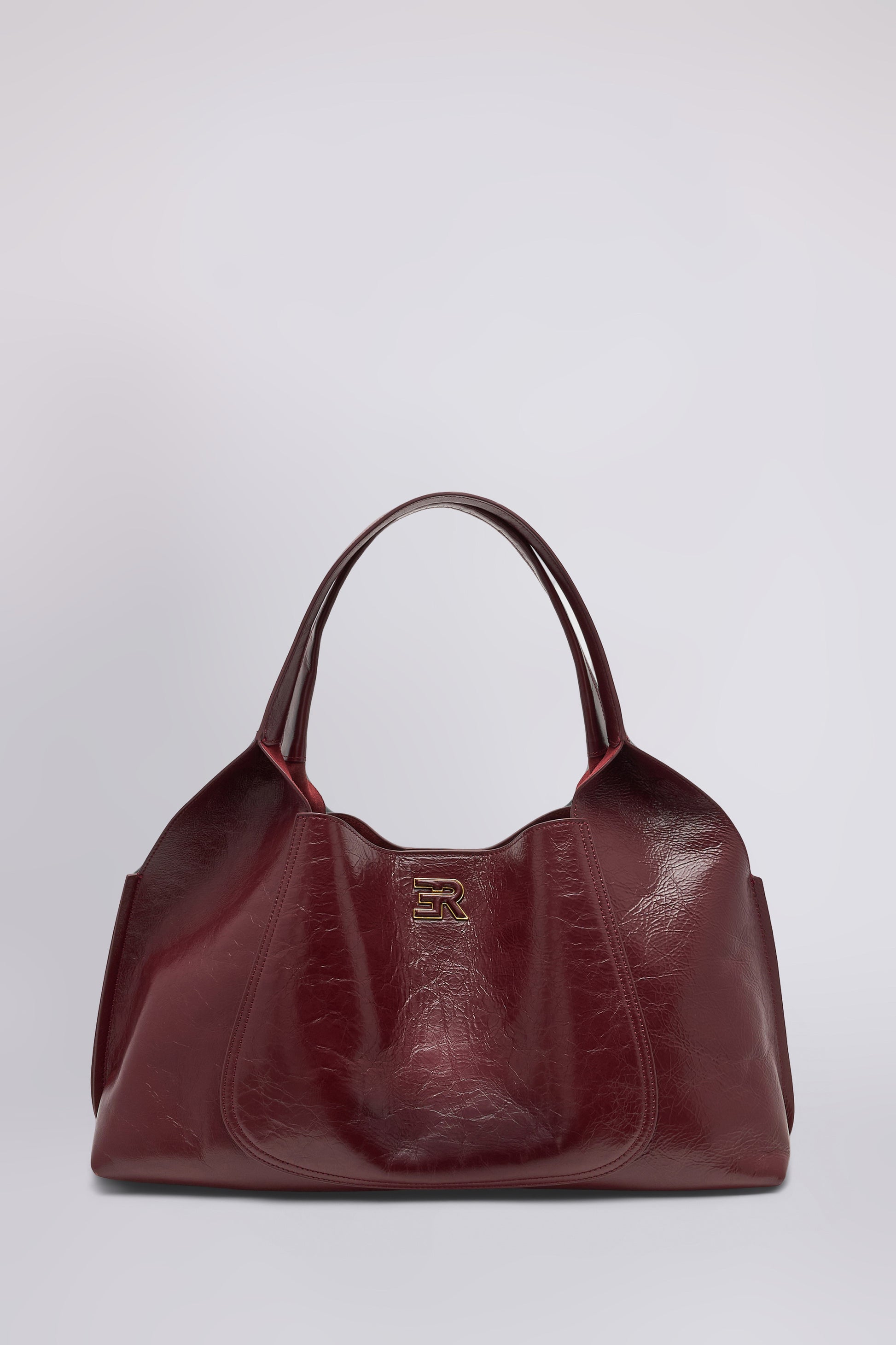 CANDY HOBO GRANDE IN PELLE VINTAGE LUCIDA CON POUCH