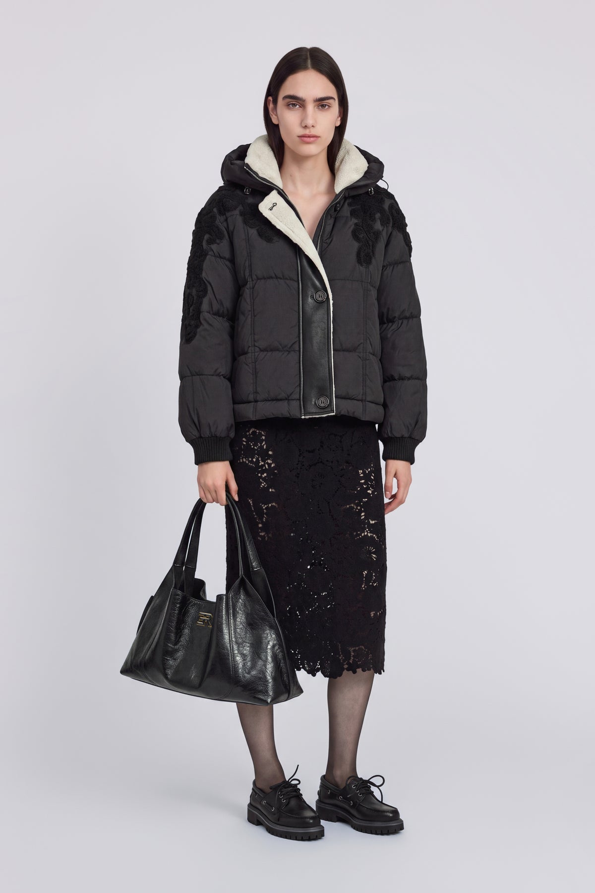 CANDY HOBO MEDIA IN PELLE VINTAGE LUCIDA CON POUCH