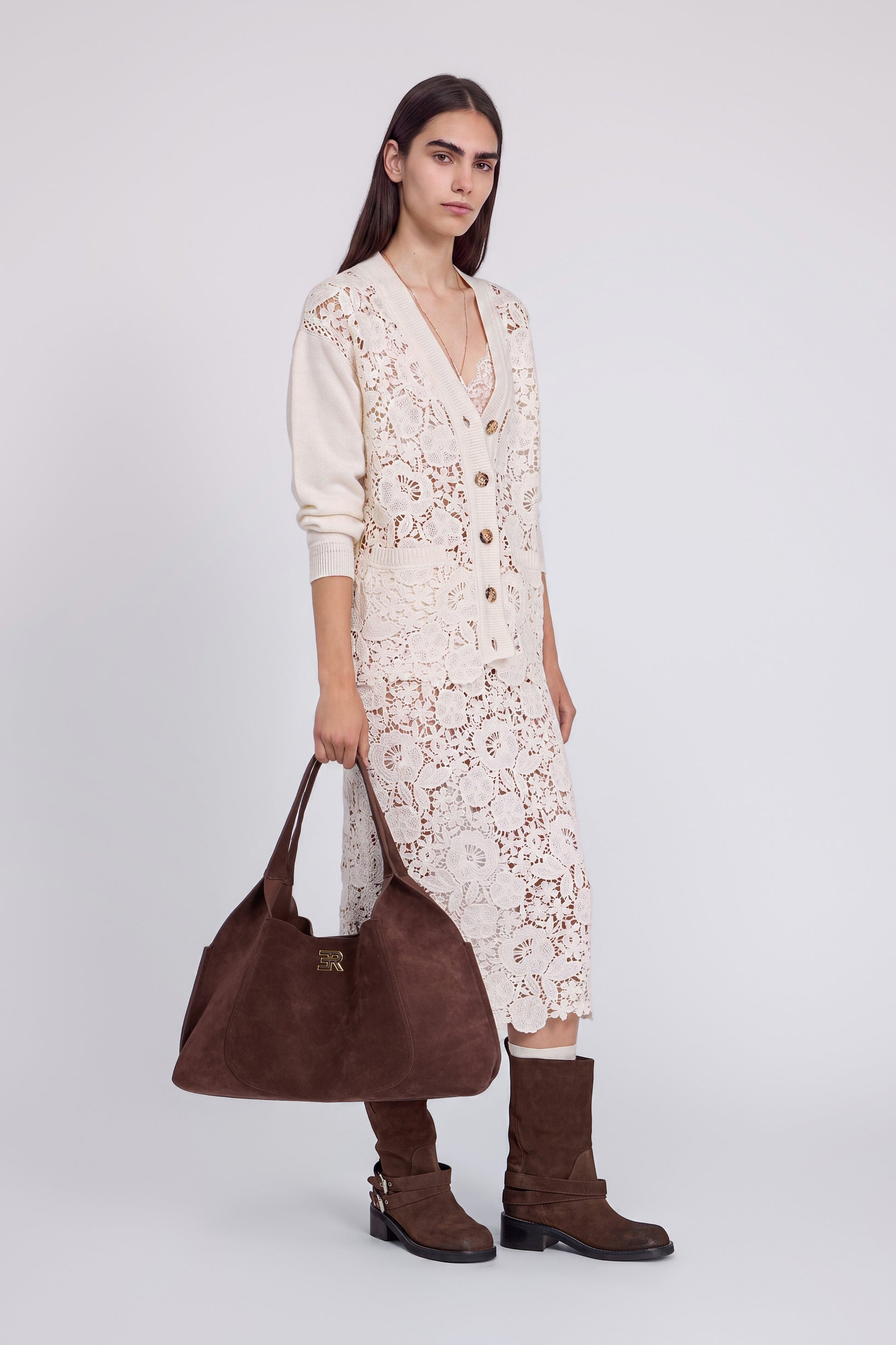 CANDY HOBO GRANDE IN SUEDE CON POUCH