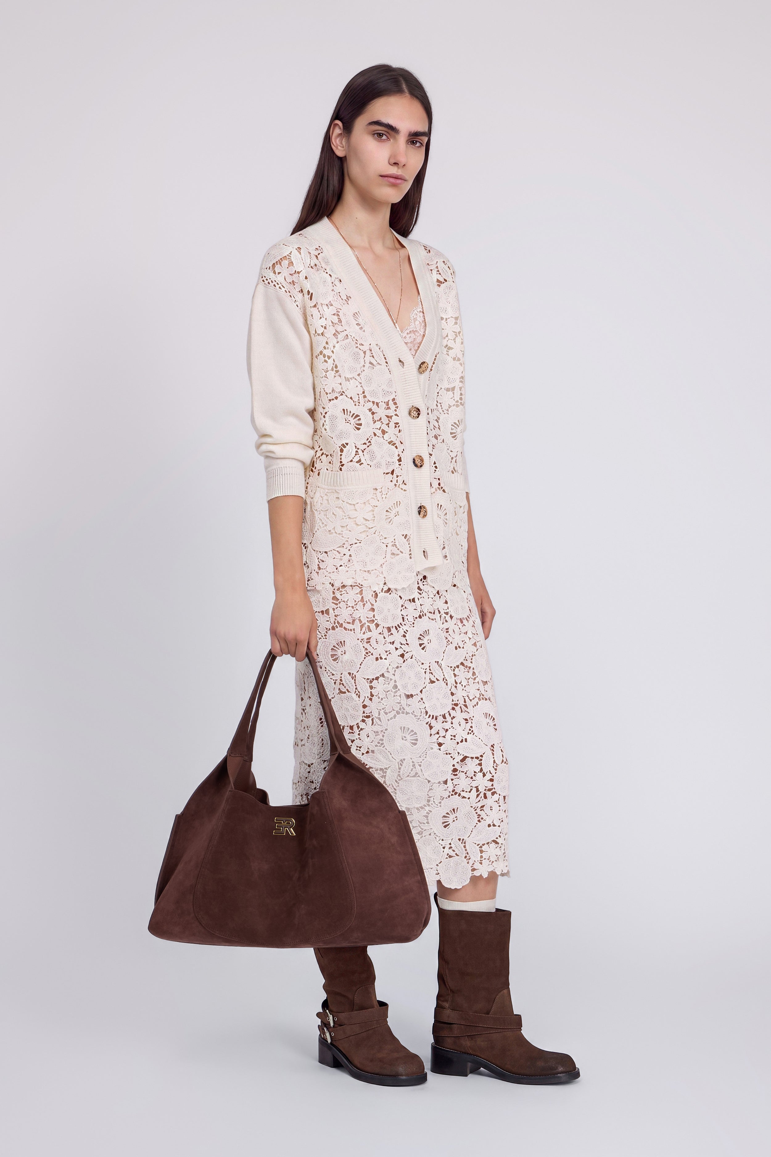 CANDY HOBO GRANDE IN SUEDE CON POUCH