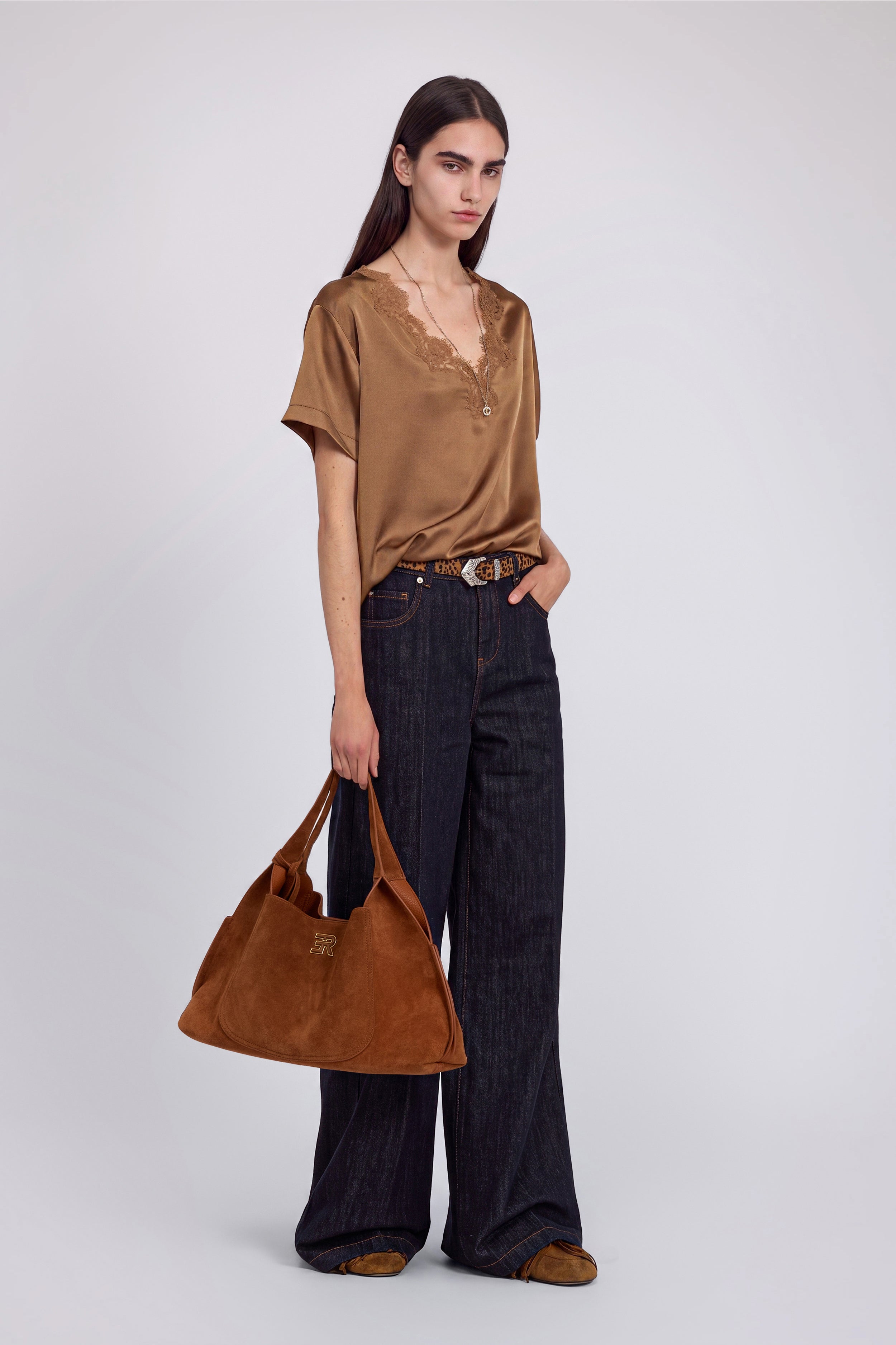 CANDY HOBO MEDIA IN SUEDE CON POUCH