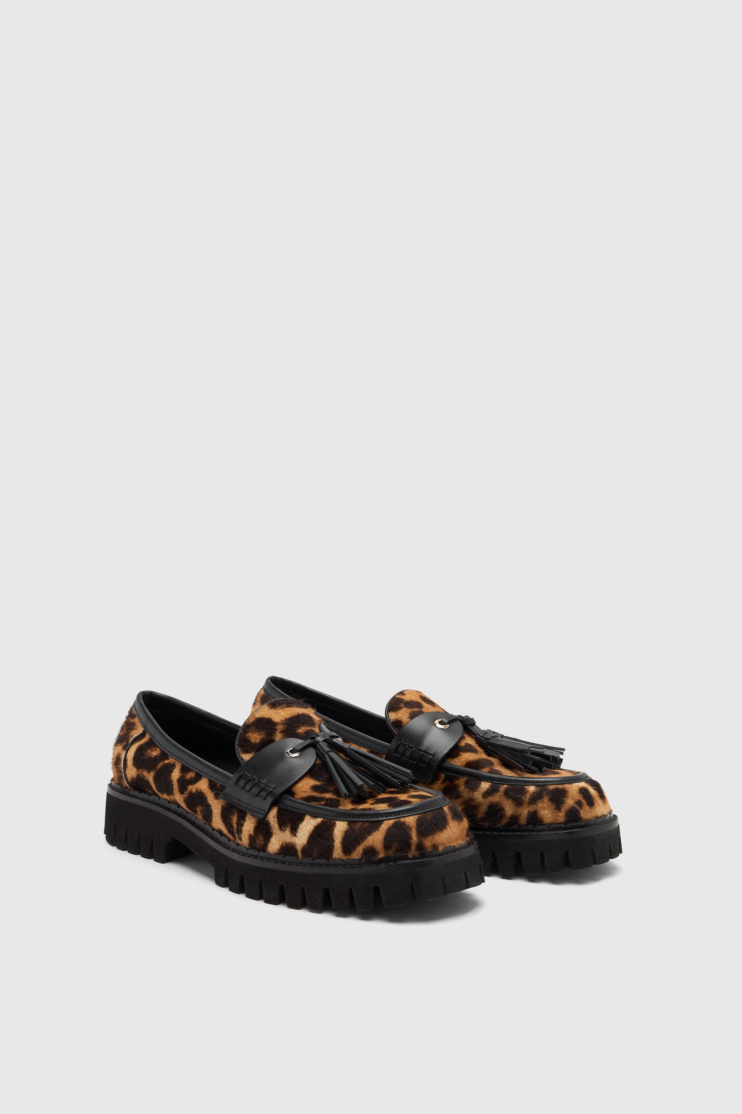 MOCASSIN PLATEFORM IMPRIMÉ LEOPARD
