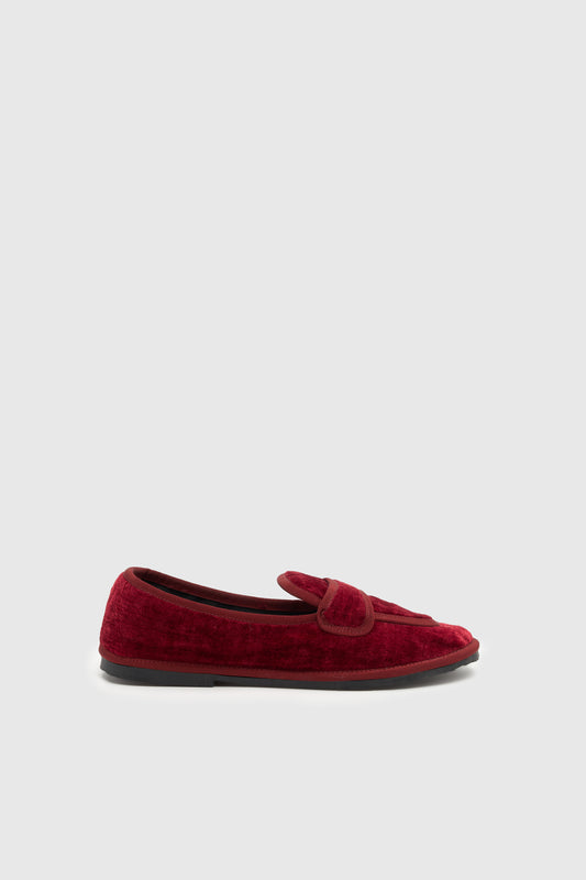 MOCASSINO SLIPPER IN VELLUTO MARTELLATO