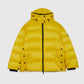 Two-tone down jacket with logo