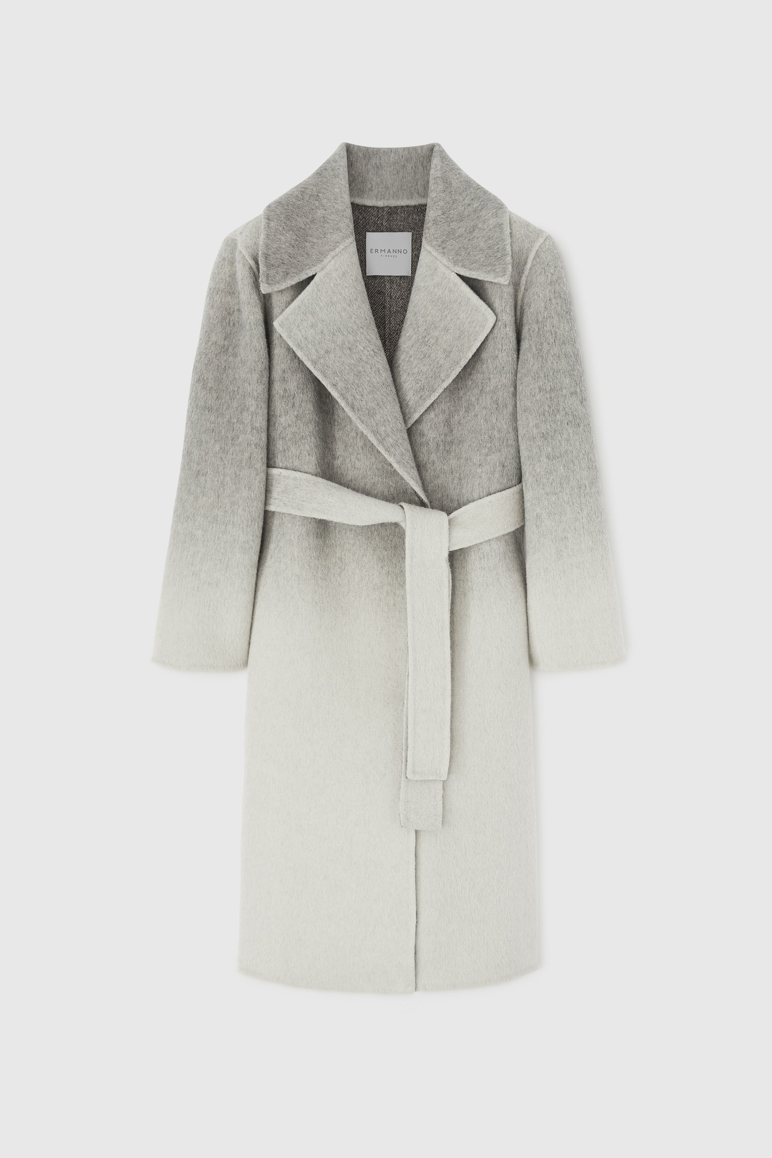 Gradient wool coat