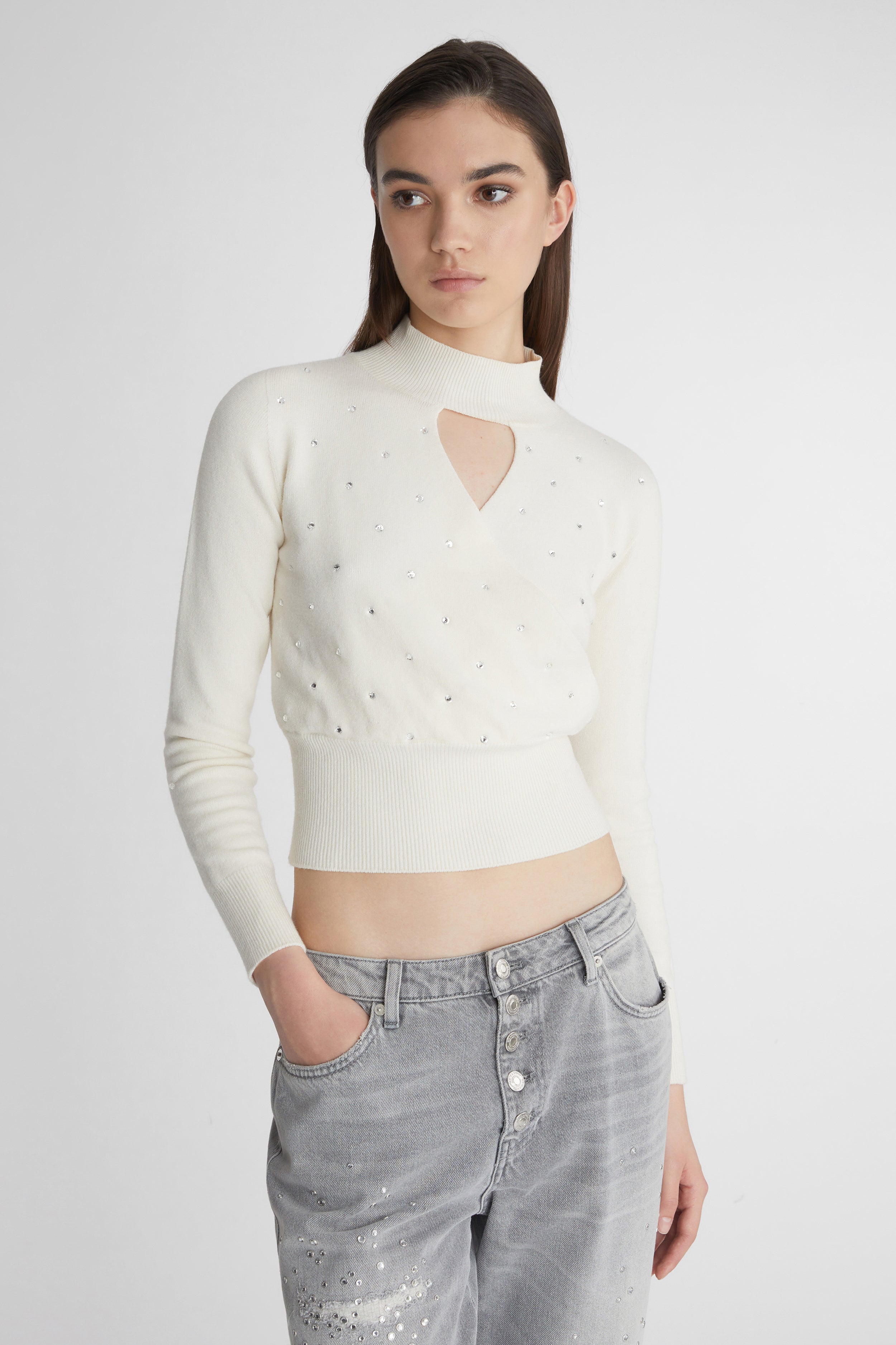 Image of Pull avec strass