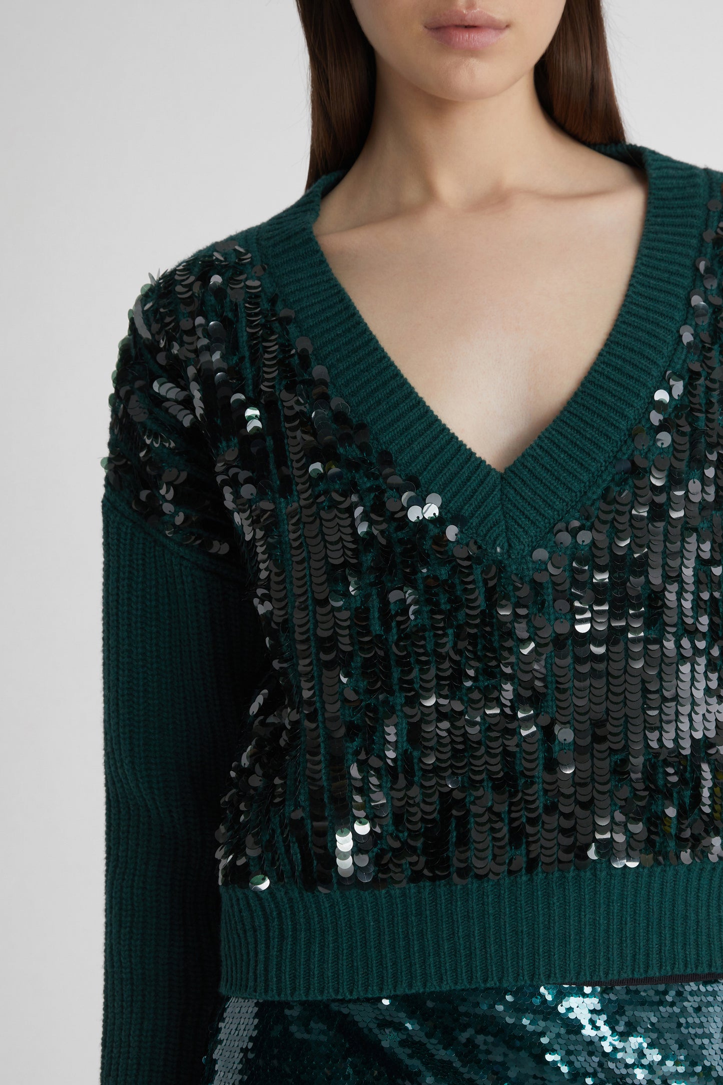 Sequinned sweater