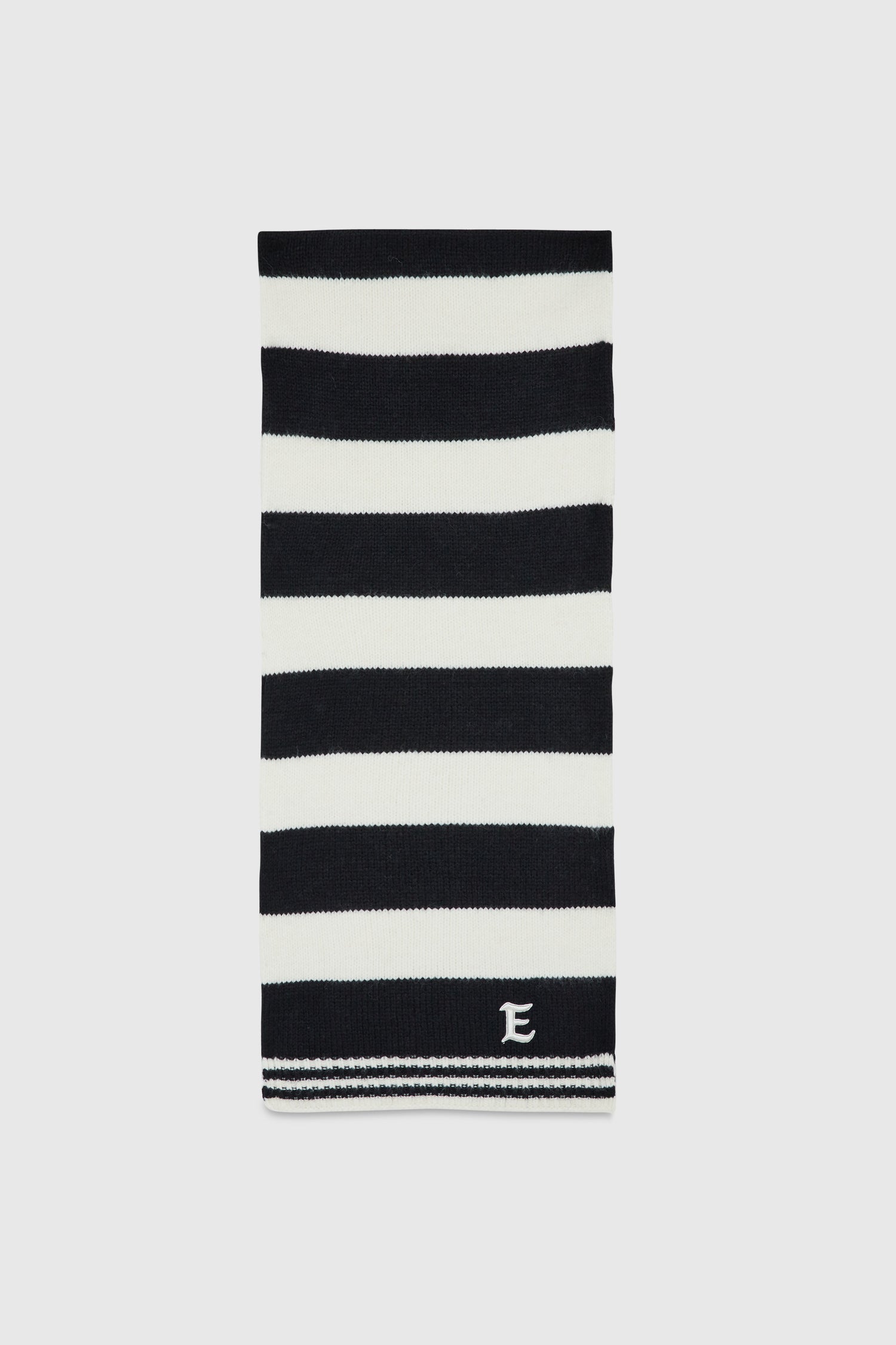 Striped Scarf With Logo