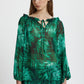 BLUSA IN CHIFFON STAMPA FORESTA