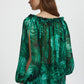 BLUSA IN CHIFFON STAMPA FORESTA