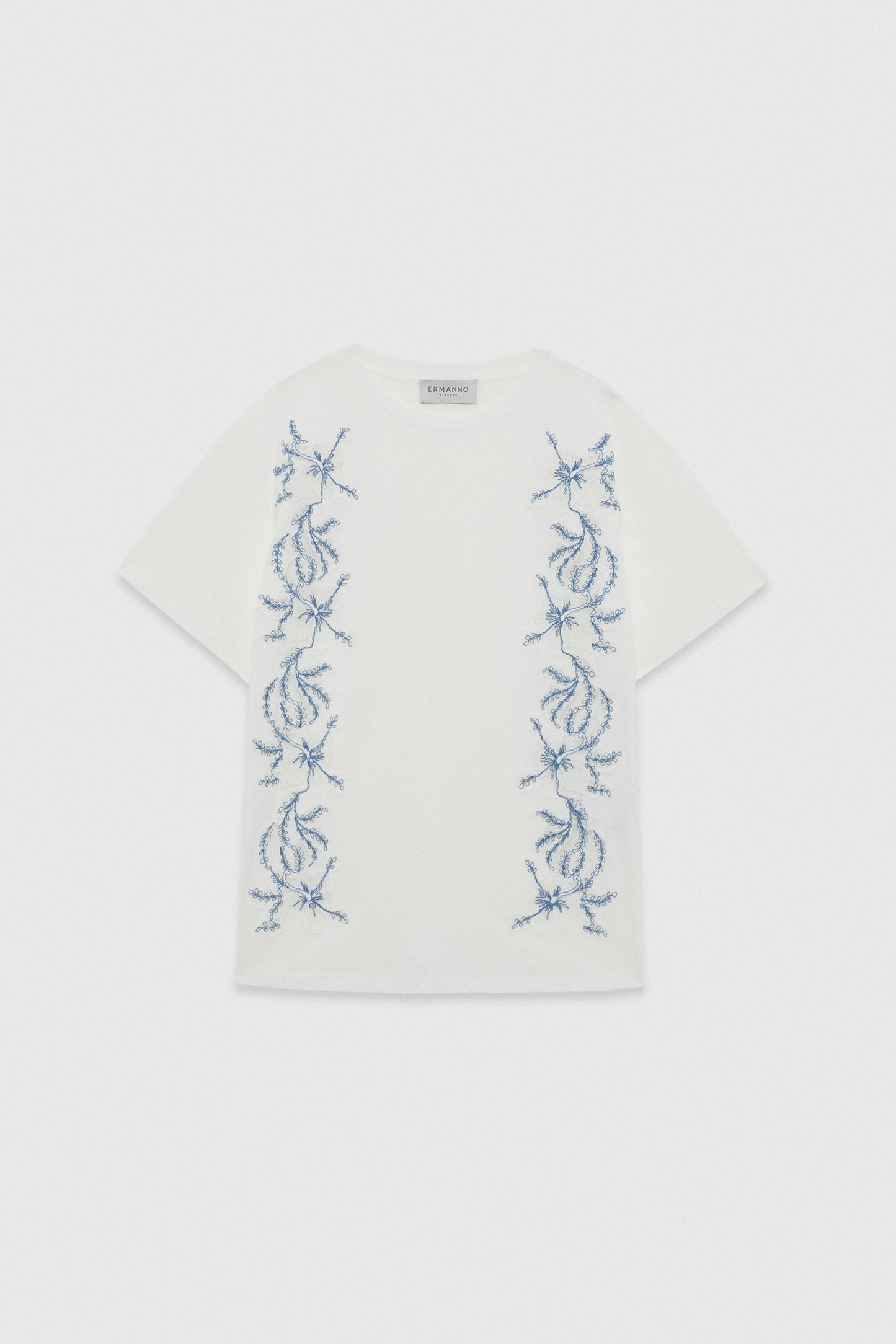 T-SHIRT WITH BICOLOR EMBROIDERY