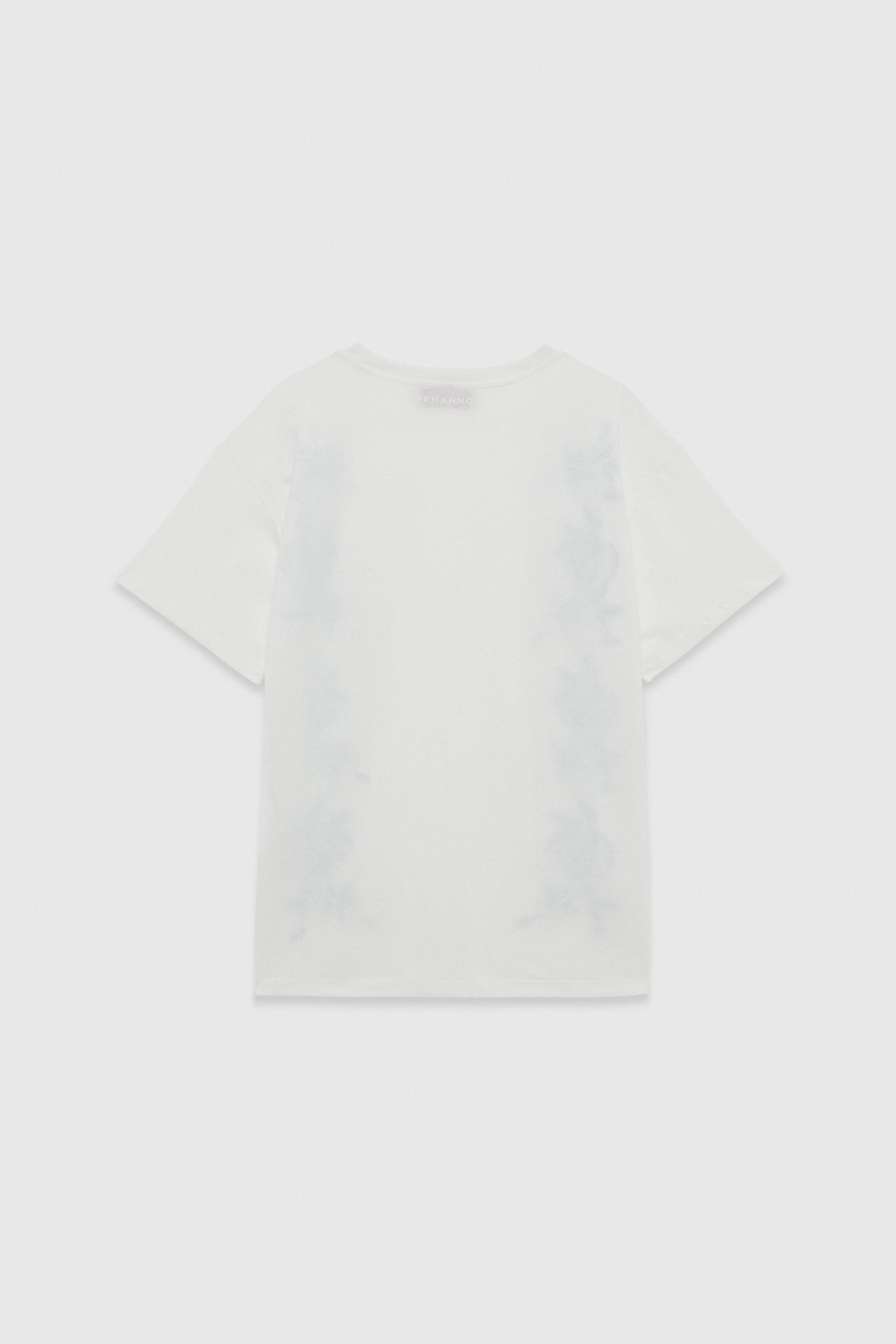 T-SHIRT WITH BICOLOR EMBROIDERY