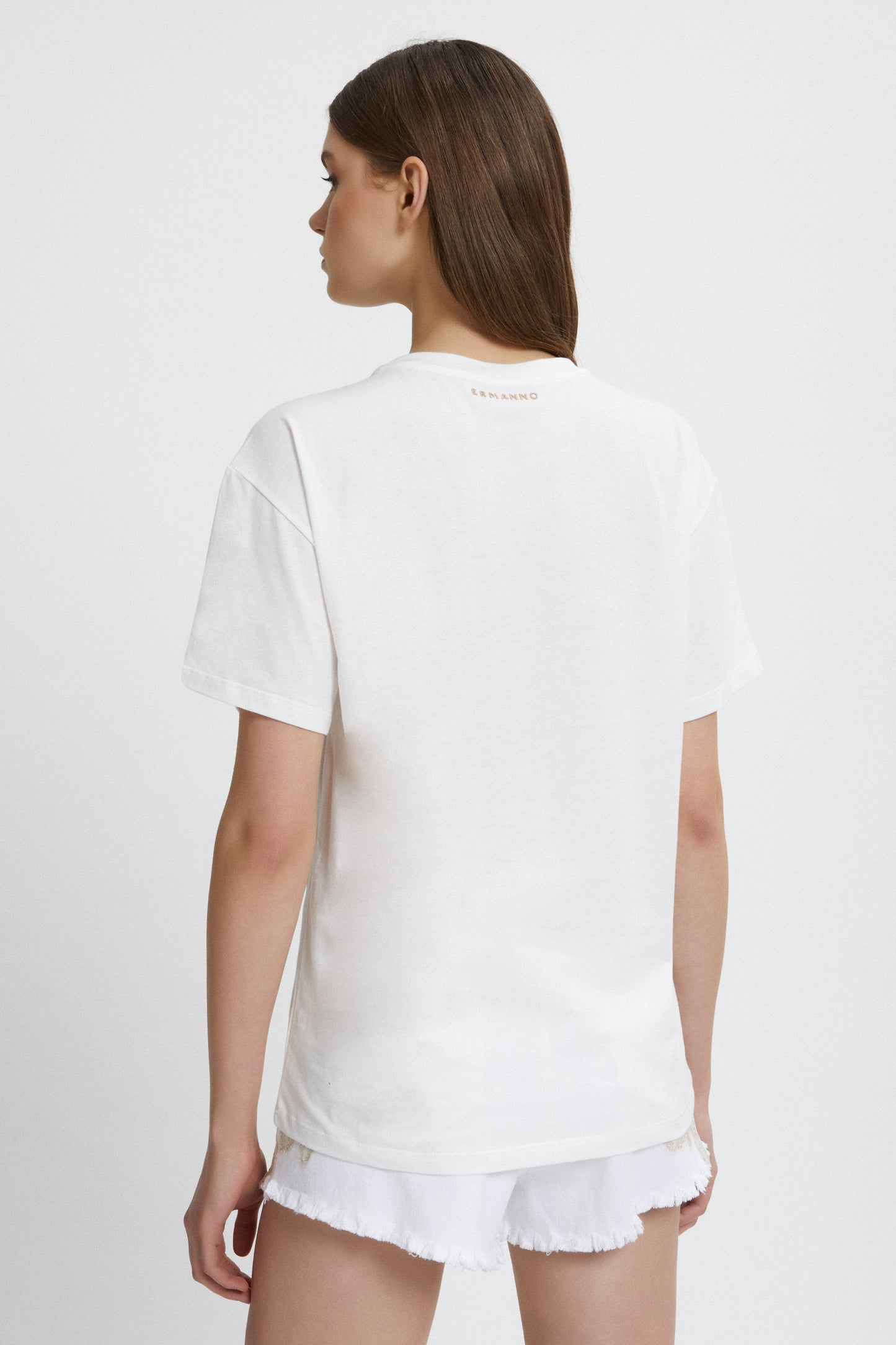 T-SHIRT WITH BICOLOR EMBROIDERY