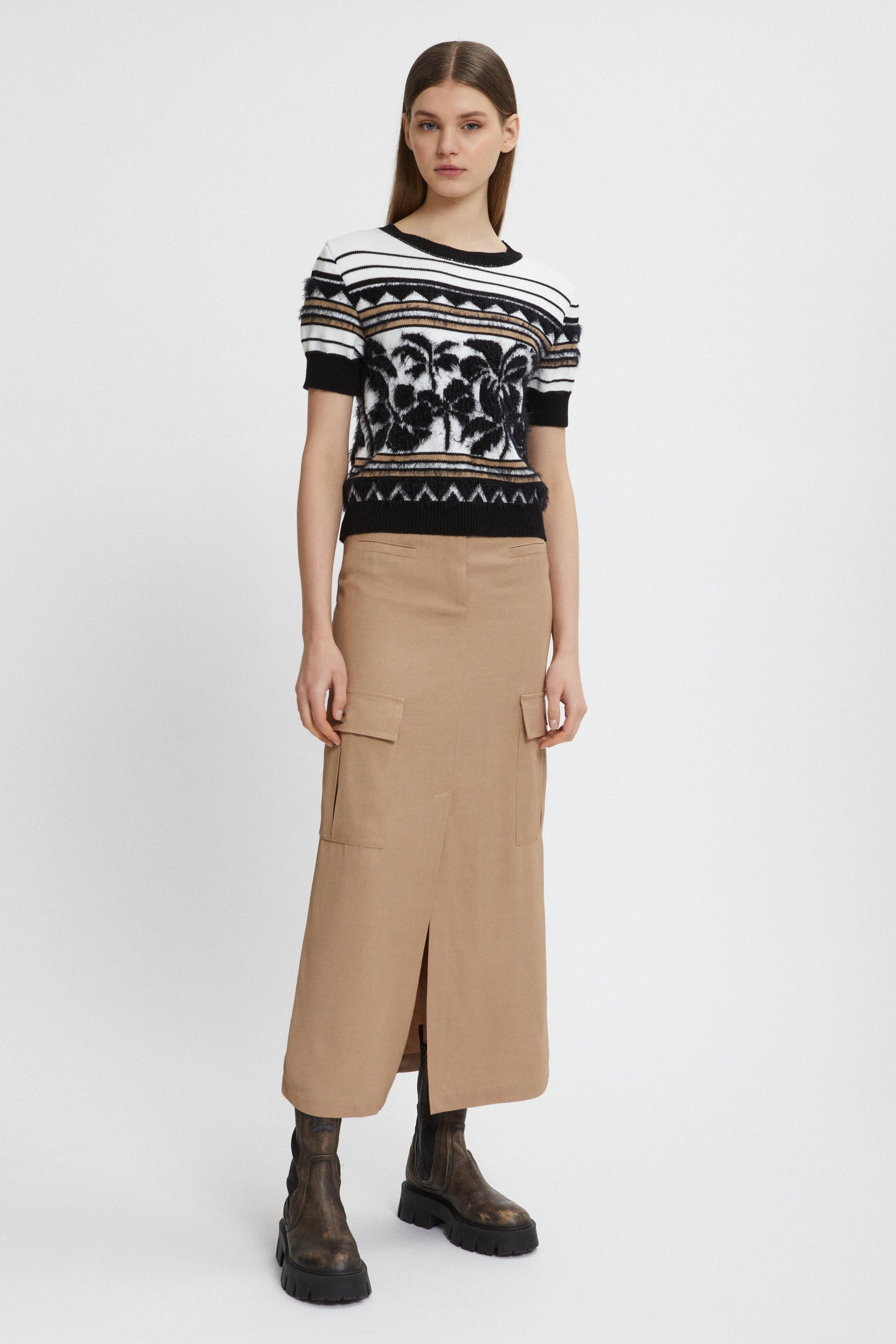 CARGO SKIRT WITH VENT