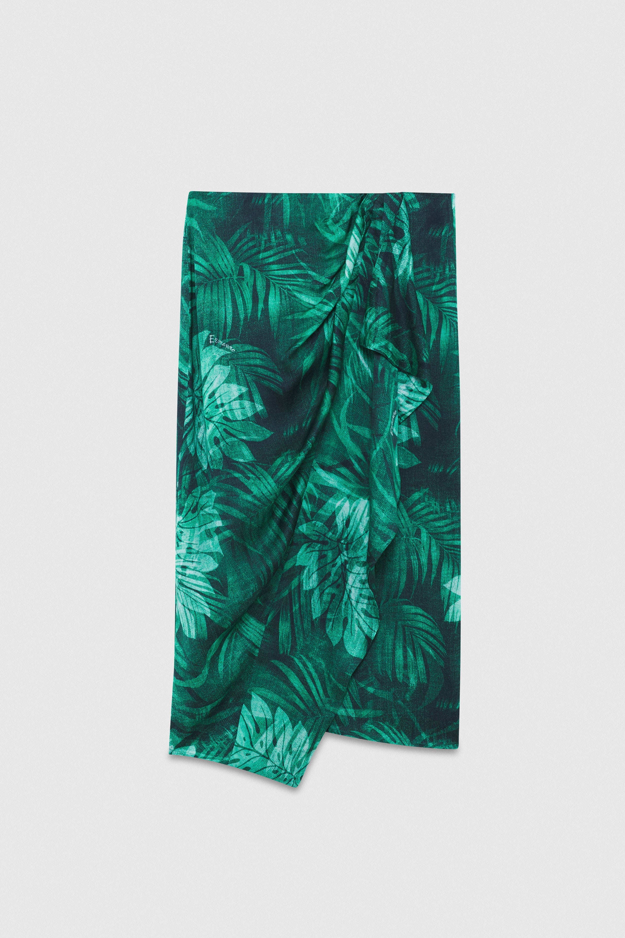 FOREST PRINTED PAREO SKIRT