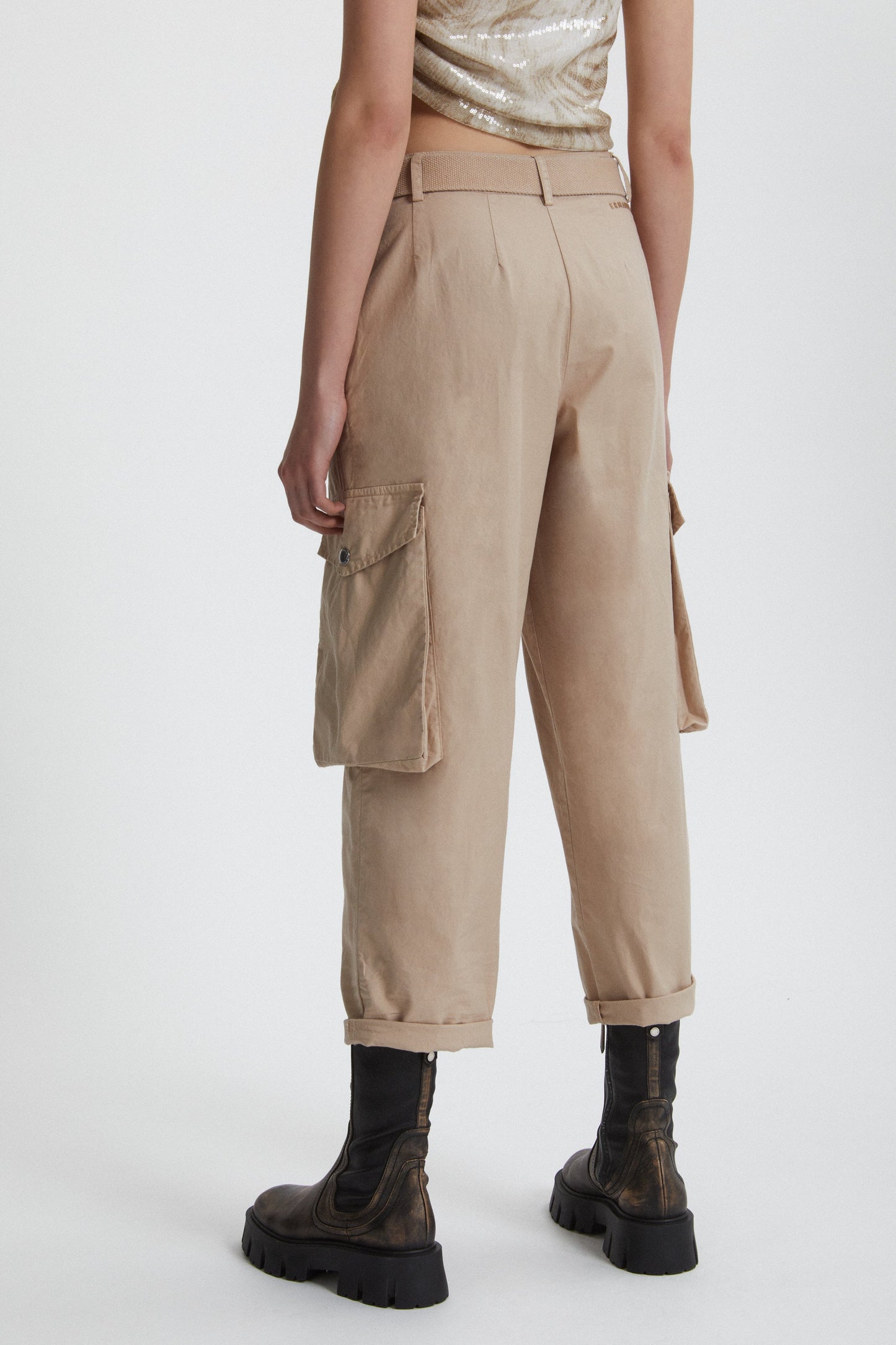 CARGO PANTS WITH BELT