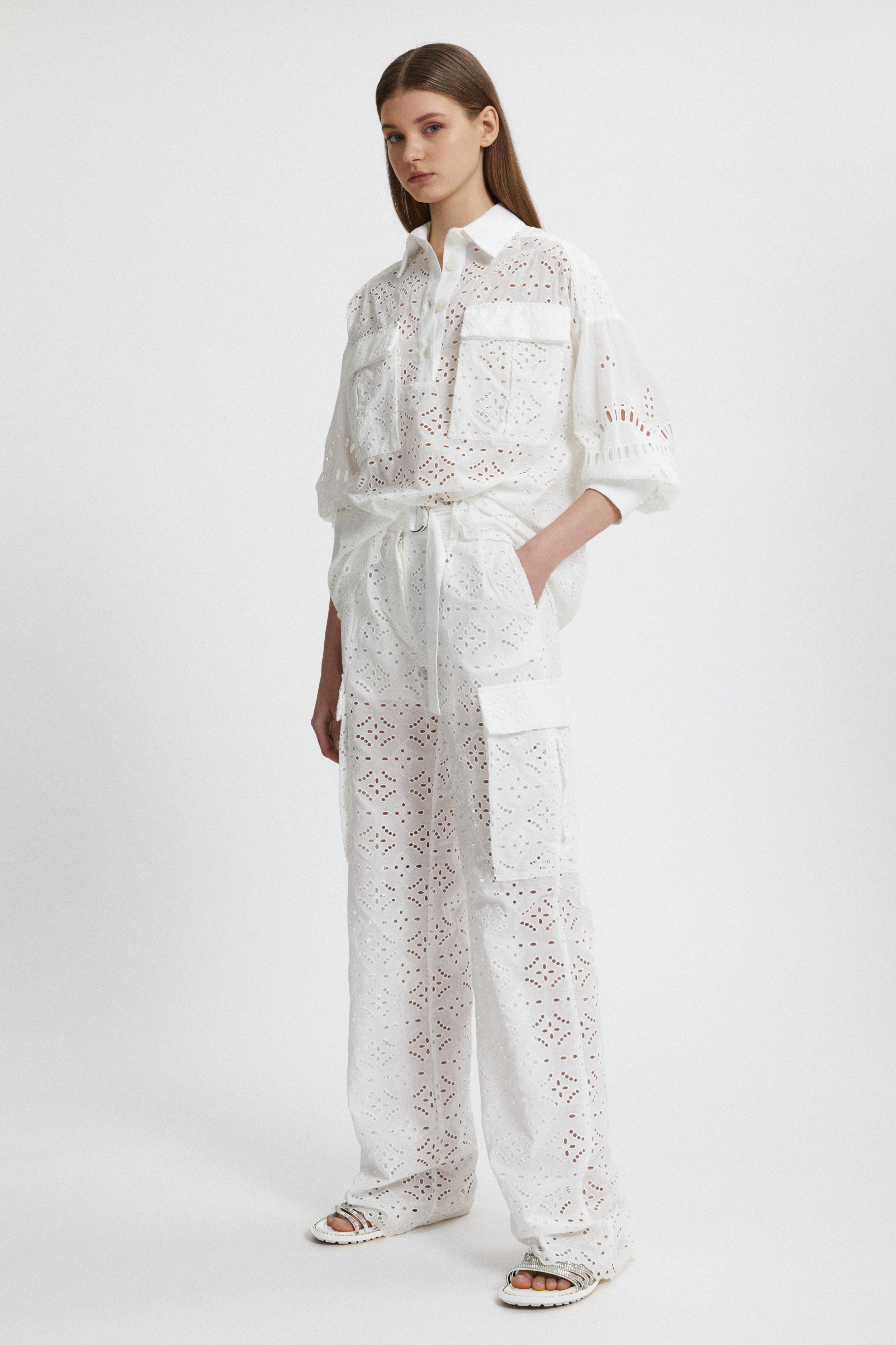 PANTALONE CARGO IN SAN GALLO