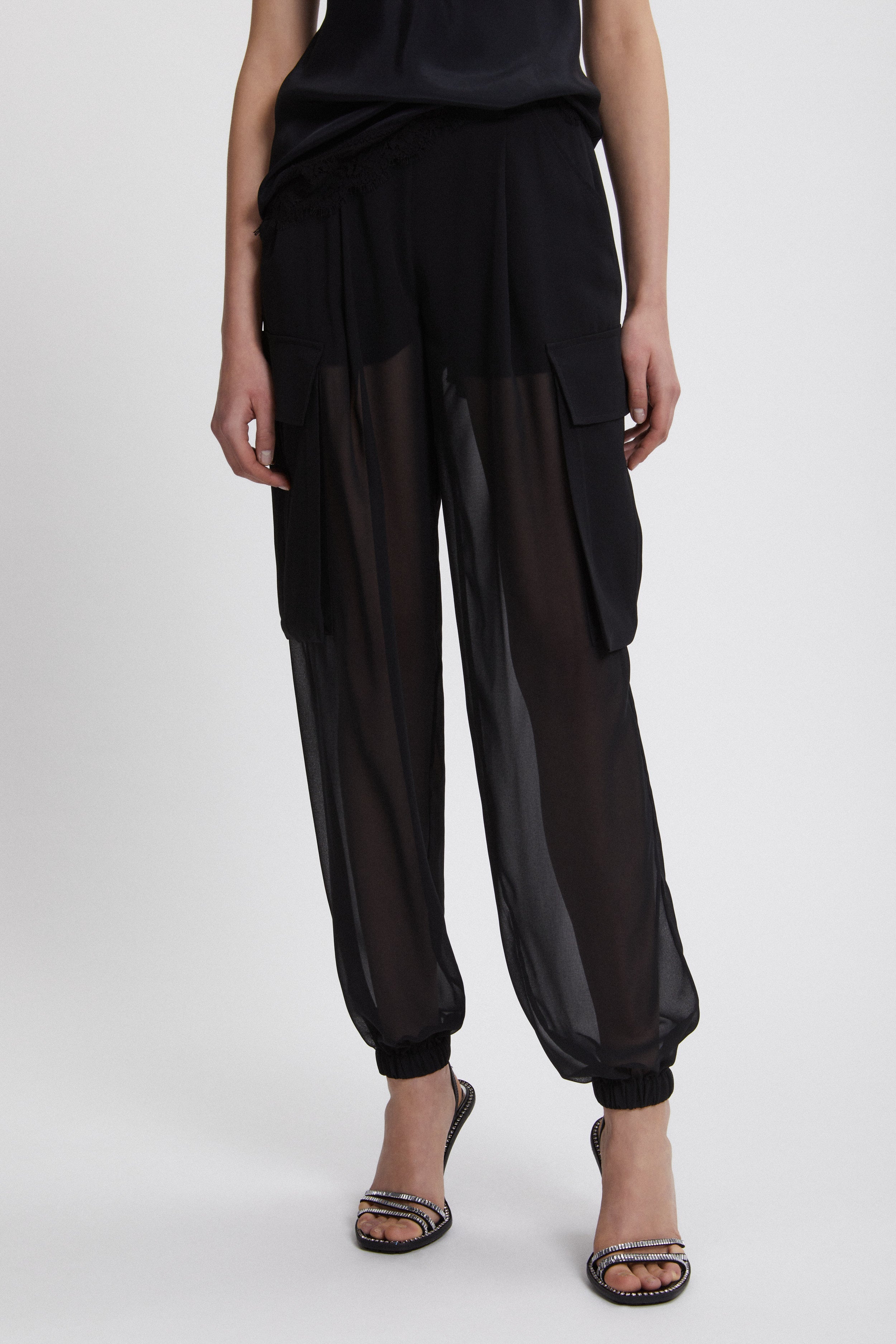 GEORGETTE CARGO PANTS