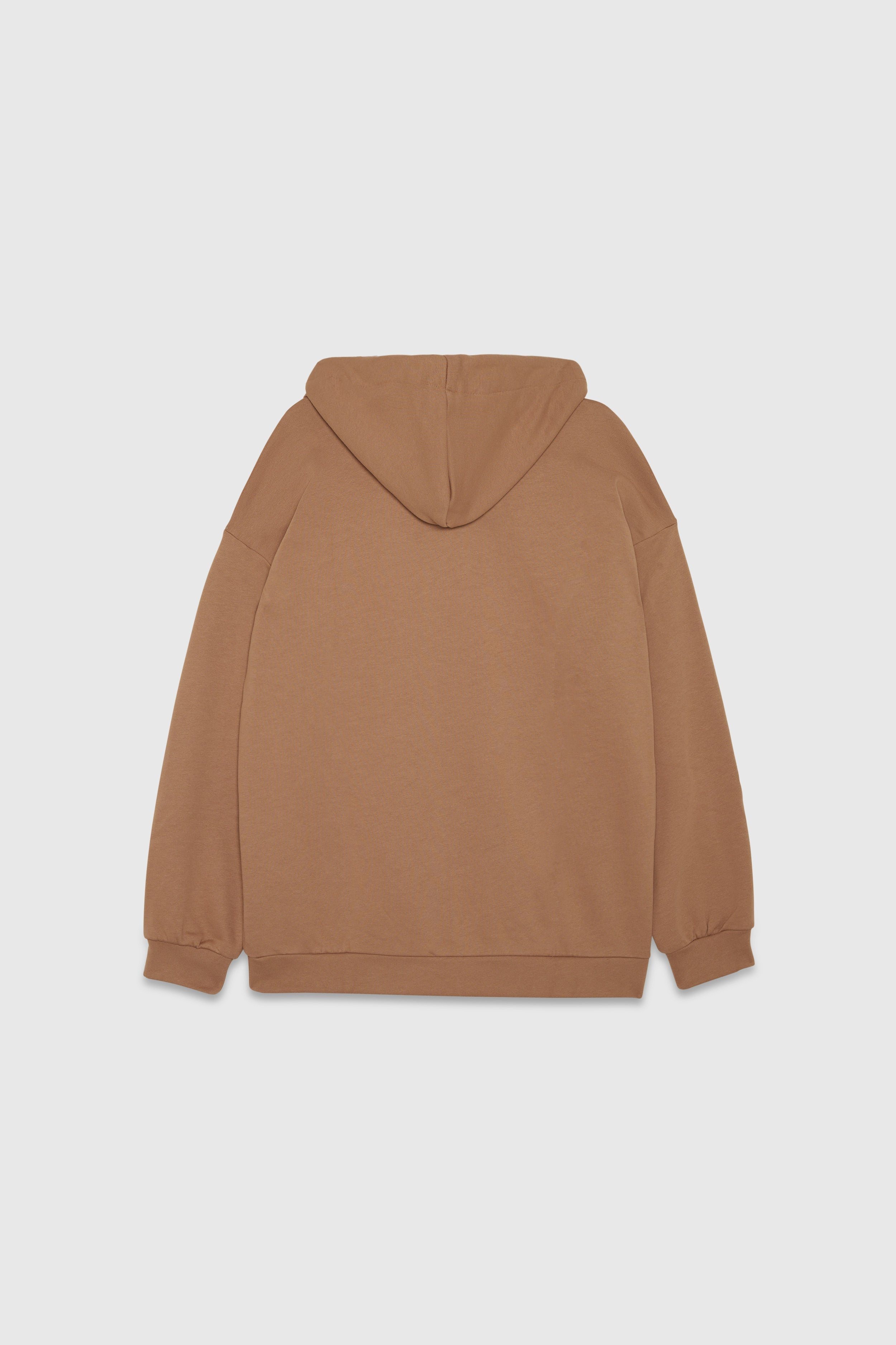 Image of Felpa Con Cappuccio E Ricamo In Lana