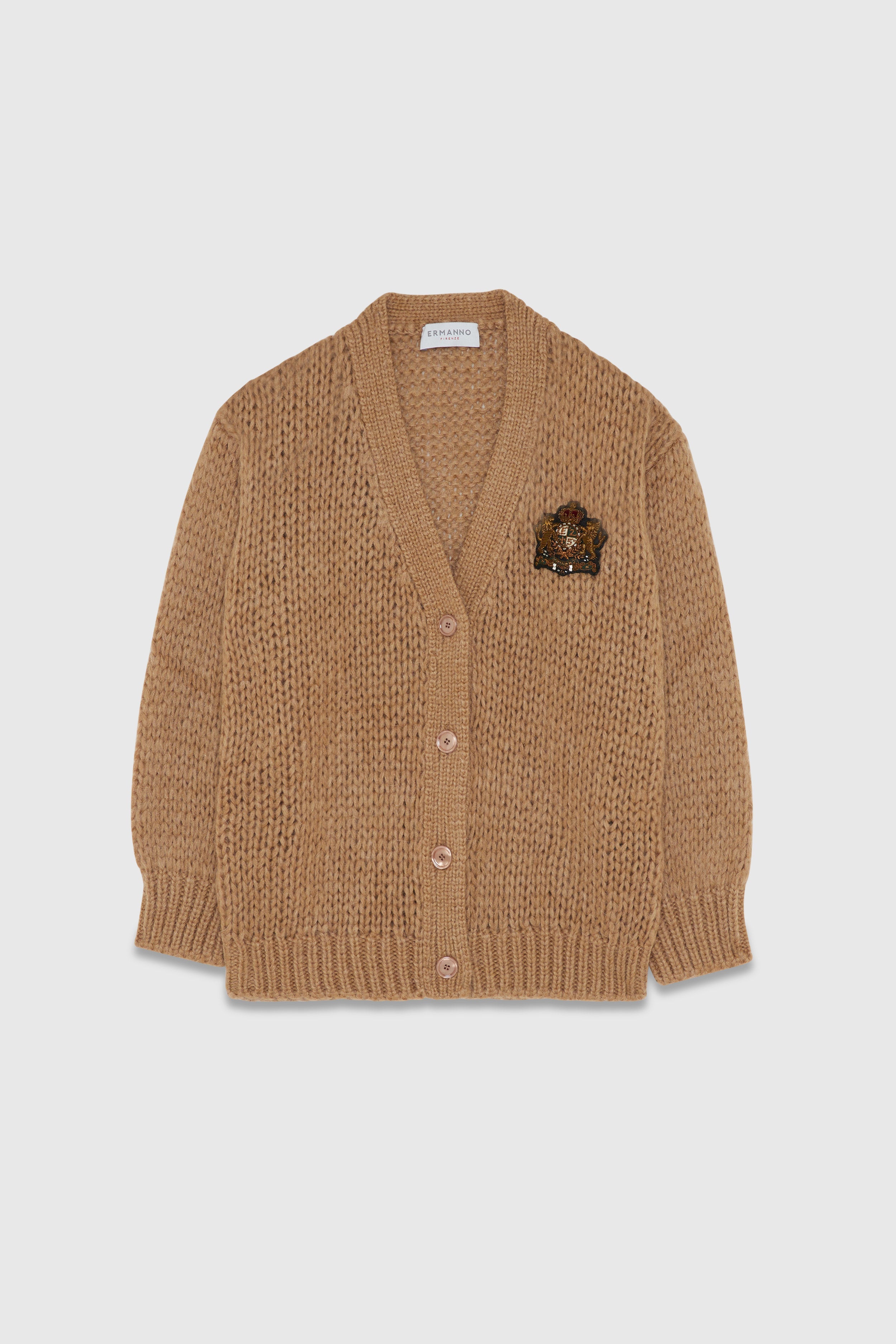 Cardigan With Patch