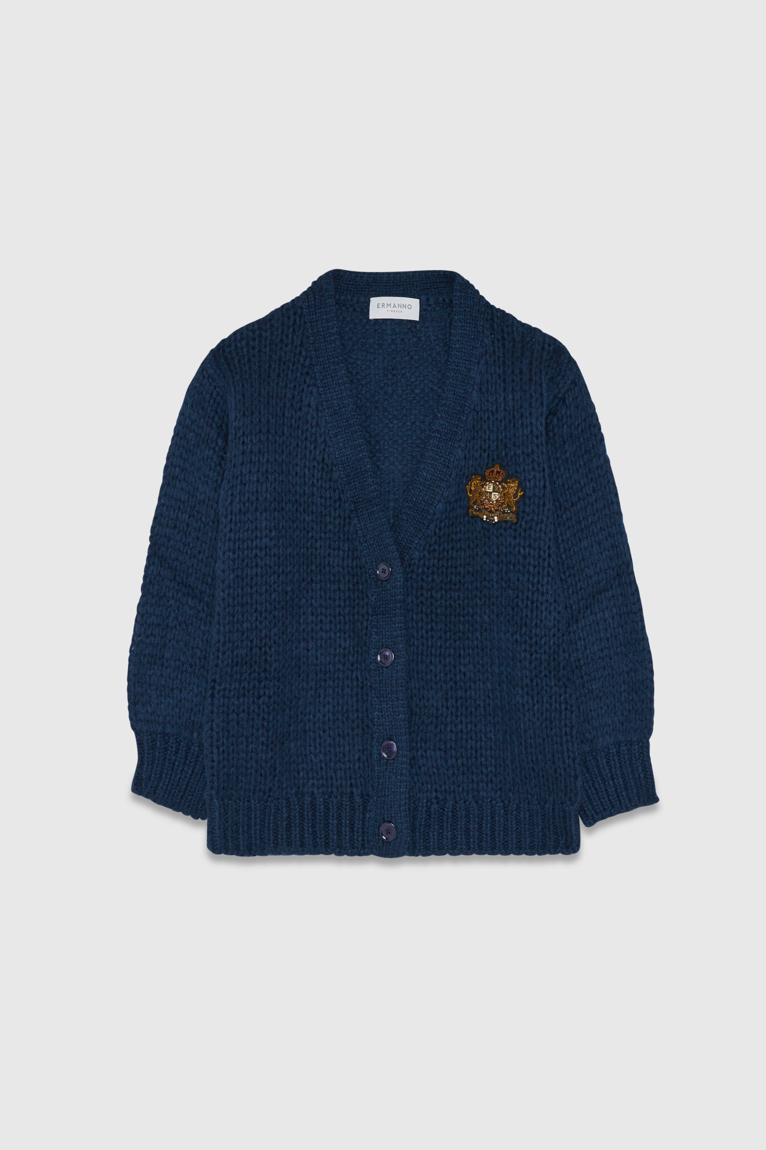 Cardigan With Patch