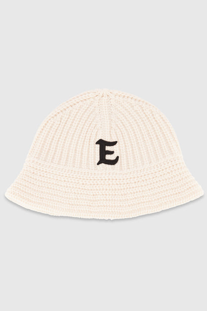 Bucket Knitted Hat With Logo