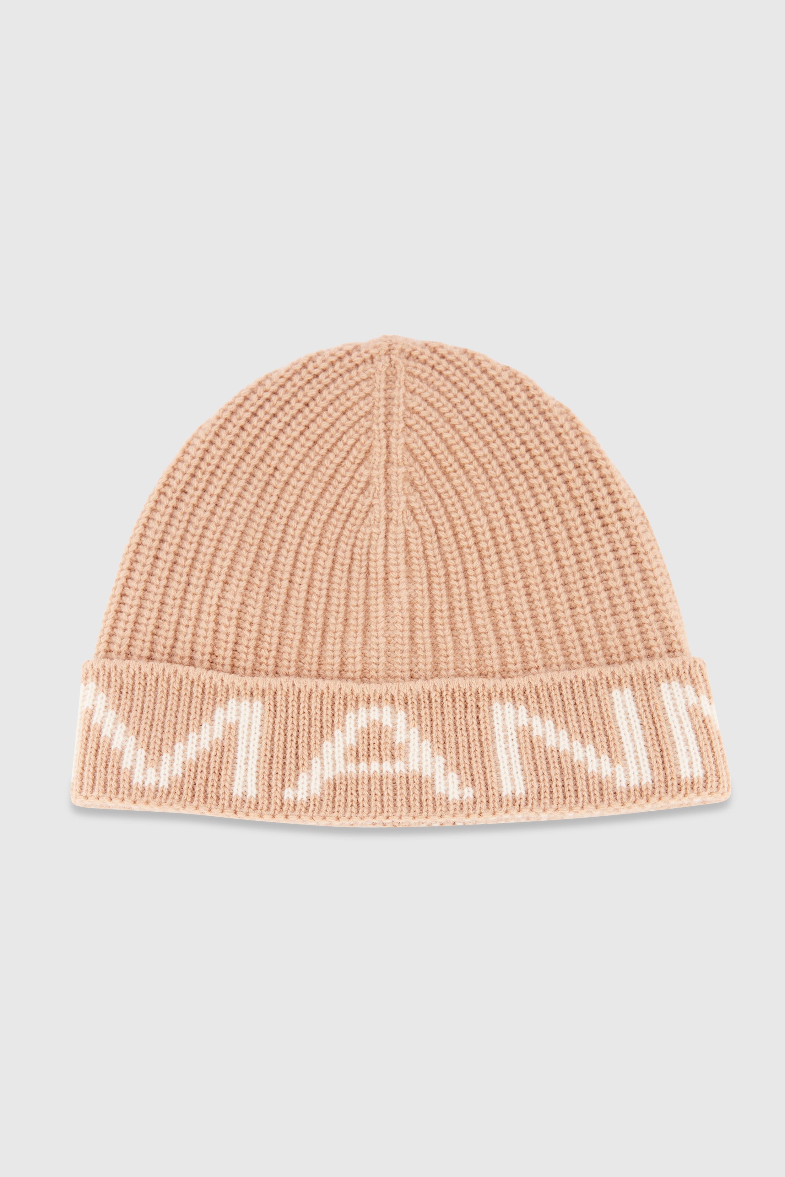 Knitted Cap With Logo